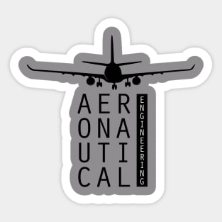 aeronautical engineering airplane engineer Sticker